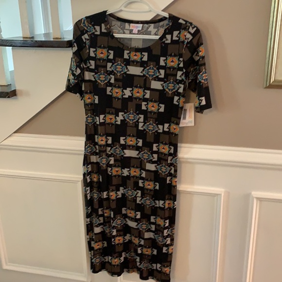 Lularoe Outfit Julia Dress and cardigan Small and Xs Sarah - Picture 5 of 5
